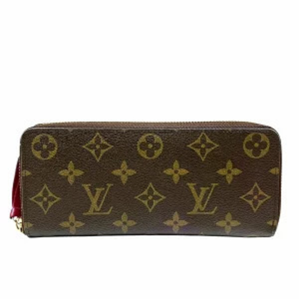 Louis Vuitton Portefeuille Clemence Long Wallet Monogram Canvas
